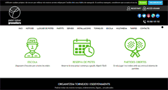 Desktop Screenshot of padelindoorgranollers.com